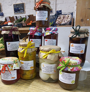 Locally Produced Jams and Pickels